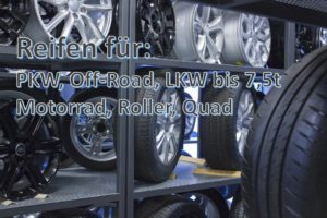 Reifen für PKW – Offroad – LKW bis 7,5t – Motorrad – Roller – Quad - Reifen Schmid RS-Team in Mittelstadt Reutlingen